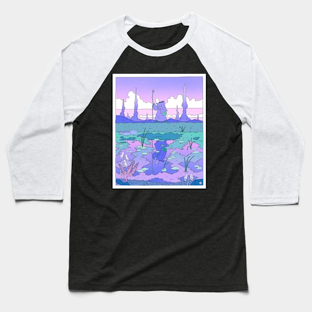 Wizzard Adventure Baseball T-Shirt by FantasyGandol